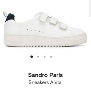Sandro Anita Velcro Sneakers - Size 39 (fits US 8)